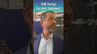Why Would Trump Show Up for Debates?