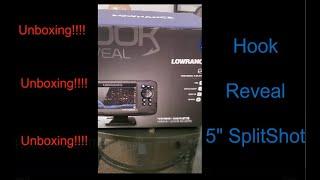 Lowrance Hook Reveal 5 SplitShot UNBOXING!!!