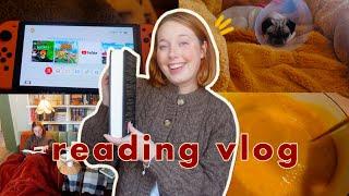 cozy reading vlog: I love toxic fictional men & dark academia lol