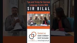  German Language Exam Tips with Sir Bilal | IGL - Institute of German Language 
