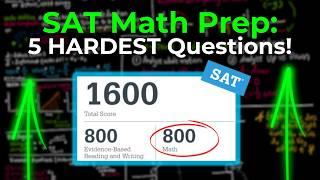 Top 5 HARDEST SAT Math Questions YOU Must Understand