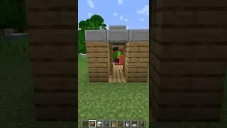 My Friend CHEATED in our Minecraft House Building Competition #Shorts