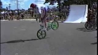 1985 old school bmx " Fork peg bounce 360 " Bob Zabel