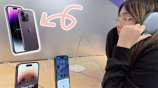 iPHONE 14 PRO MAX SHOPPiNG AT THE APPLE STORE VLOG