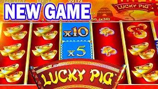 NEW SLOT | LUCKY PIG SLOT MACHINE | JACKPOT AND PROGRESSIVE FEATURE WINS Aristocrat Slots