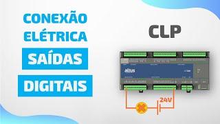 Conexão Elétrica das Saídas Digitais do CLP | Automação industrial