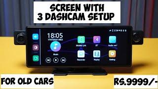 World's First External Car Infotainment System with Triple DashCam Setup In India.