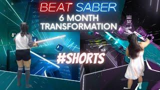 Beat Saber Six Month Transformation (#Shorts)