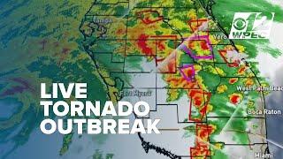 Tornado Outbreak: Warning & Watches in Florida LIVE COVERAGE ahead of Milton landfall