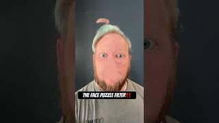 FACE PUZZLE FILTER #djhuntsofficial #funny #tiktokfilter #comedy #avadakedavra #voldemort #comedy