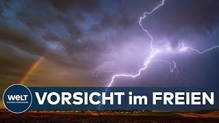 WELT WETTER-PROGNOSE: So heftig werden die Unwetter am Wochenende