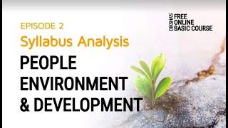 PEOPLE DEVELOPMENT AND ENVIRONMENT | DIKSHA'S FREE BASIC COURSE FOR NTA NET PAPER 1 | EPISODE 2