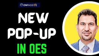 #ONPASSIVE ll NEW POP- UP IN OES @AshMufarehUSA