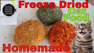 Making Homemade Freeze Dried Cat Food