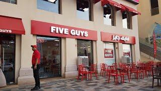 FIVE GUYS IN DUBAI|AND JUMEIRAH BEACH WALK