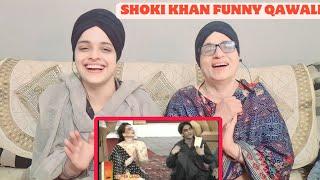 INDIAN reaction to funny qawali of shoki khan 1