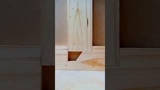 Clean Fit. No Gaps. Just Skills! Woodworking Skills #howto #woodwork #shorts