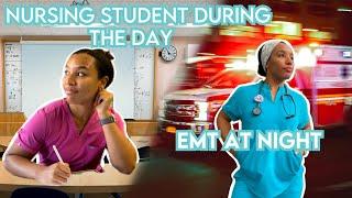 HOW TO BALANCE WORKING IN NURSING SCHOOL *busy* Nursing Student Day in my Life