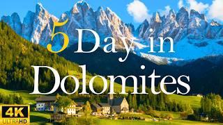 How to Spend 5 Days in DOLOMITES Italy Road Trip  | Travel Itinerary