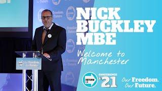 Nick Buckley MBE: Welcome to Manchester | Reform UK Conference '21