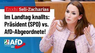 Im Landtag knallts: Präsident (SPD) vs. AfD-Abgeordnete! – Enxhi Seli-Zacharias (AfD)