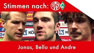 Interviews nach Bremen | Jonas Lössl | Stefan Bell | André Ramalho | #M05SVW | 1. FSV Mainz 05