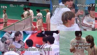 NCT Wish whipped and following Ten everywhere during ISAC 2024  #Ten #nctwish #isac #nct #wayv