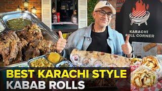 Karachi Roll Corner best Karachi rolls Mississauga | Chicken Tikka, Bihari Boti  Street Food PK