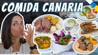 Descubre la auténtica COMDIA TÍPICA de CANARIAS   Platos de comida canaria que probar ️