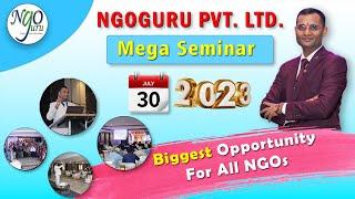 Mega Seminar 30th July 2023 by Ngoguru Pvt. Ltd. with CA Rajesh Verma