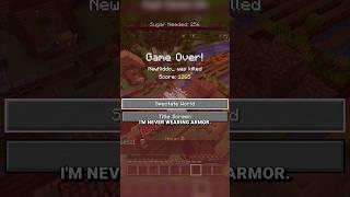 Wearing ARMOR made me DIE?? 