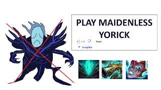 YORICK BUT I DIVORCE MY MAIDEN AND SHE GOES SOLO KILLING STRATEGY