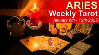 ARIES WEEKLY TAROT READING "A TIMELY OPPORTUNITY" January 6th to 12th 2025 #weeklytarotreading