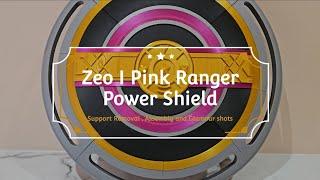 3D Printed Zeo I Pink Ranger Power Shield plus (New Mr Campbell Prints song)