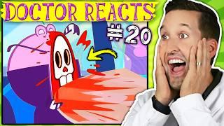 ER Doctor REACTS to Happy Tree Friends Medical Scenes #20