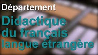 Didactique du français langue étrangère