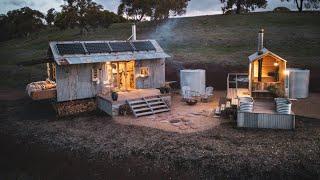 Inside An Upcycled Off-Grid Tiny Home with Roll-Out Sleeping Platform | Stella The Stargazer Tour!