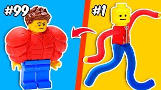 I Made 101 Cursed LEGO Minifigures | FUNZ Bricks