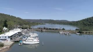 RailGallery - Aerial footage - Hawesbury River -  NSW Trainlink's OSCAR