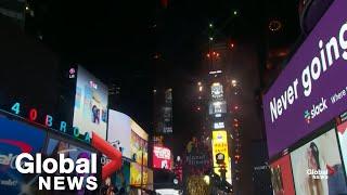 New Year’s 2021: Times Square ball drop in NYC marks New Year