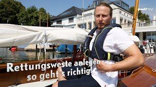 Rettungsweste anlegen – so geht's richtig!