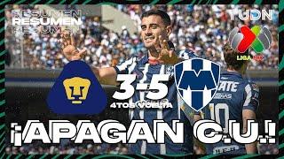 HIGHLIGHTS | Pumas 3 (3)-(6) 5 Monterrey | Liga Mx -AP2024 - 4tos de Final - VUELTA | TUDN