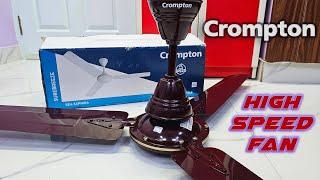 Crompton Ceiling Fan - SUREBREEZE SEA SAPPHIRA 1200mm Unboxing And Installation