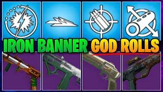 New God Roll Iron Banner Weapons Guide! #TheFinalShape