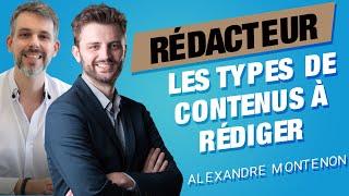 Les différents types de contenus web que peut rédiger le rédacteur web