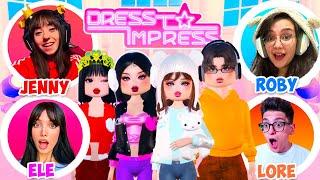 GIOCO A ROBLOX CON ROBY JENNY E LORENZIST! (Dress to Impress)