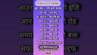 How to learn arabic language in nepali arabic vasa arabic language learning arabic vasa nepali