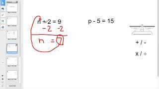 Solving Type I Equations Lesson