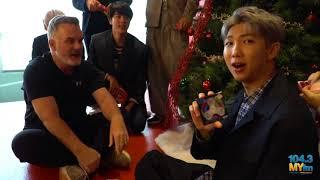 BTS Open Christmas Gifts From Valentine  104 3 MY FM feat  방탄소년단 171116