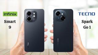 Infinix Smart 9 Vs Tecno Spark Go 1 - Full Comparison 2024